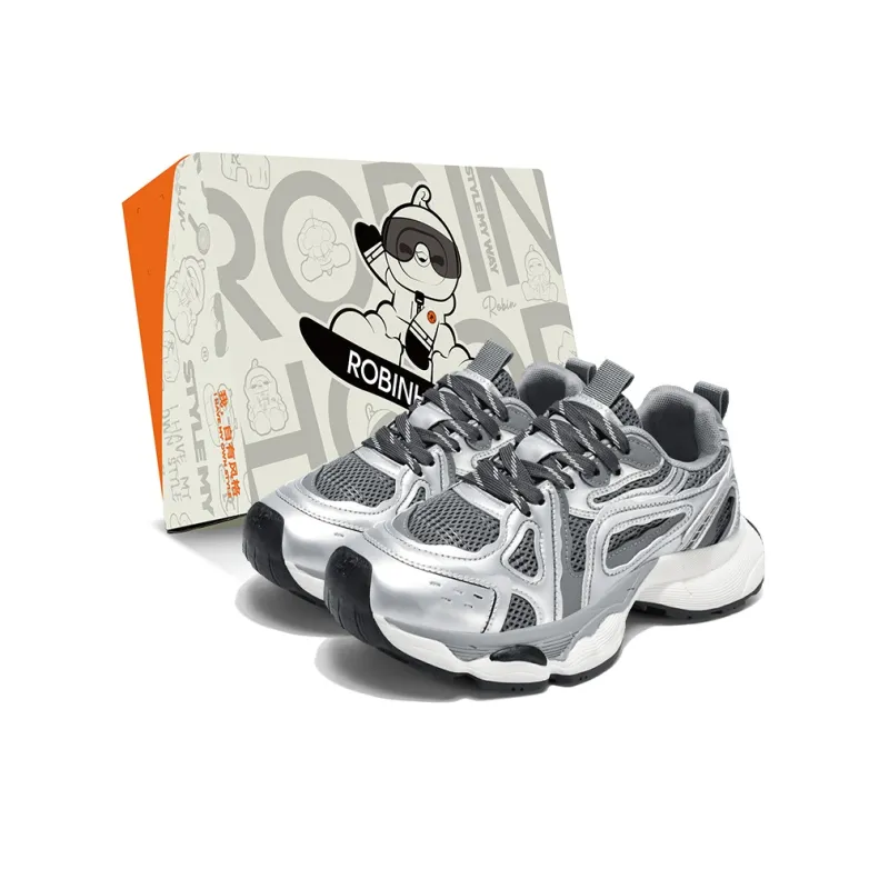 ROBINHOOD Wear resistant, Lightweight, Breathable, And Non slip. Low Top Chunky Sneakers Men's Box Included-10