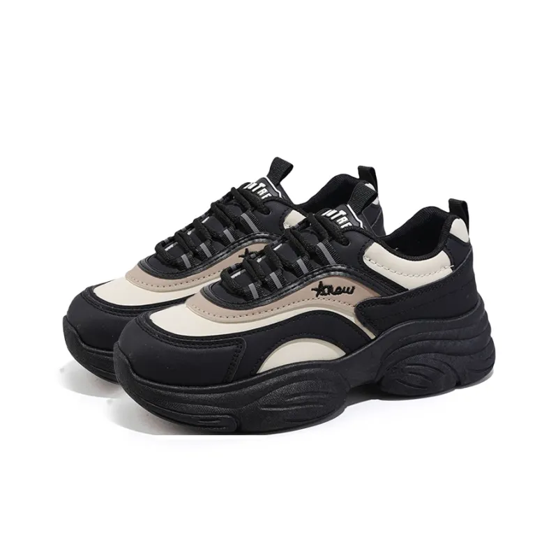 Gai Renpu Slip Resistant, Breathable, And Supportive Low Top Chunky Sneakers Women's-2