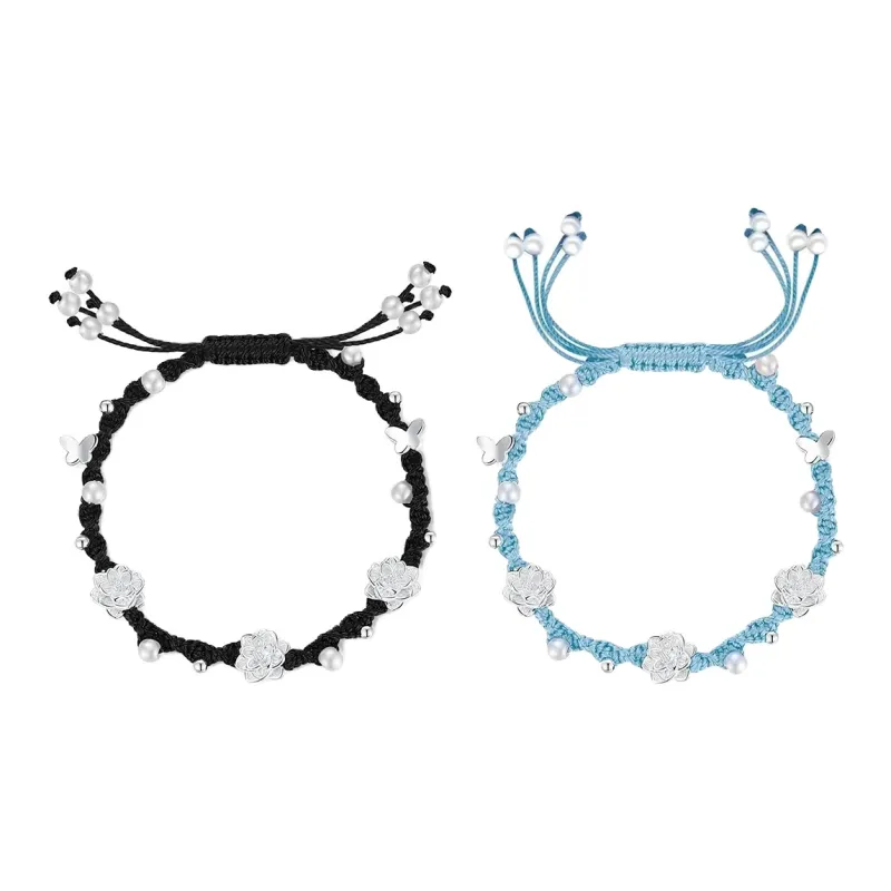 CHINA GOLD 999 Fine Silver Bracelets Women's-5