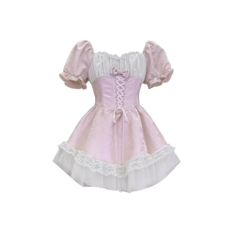Peaches Peaches Short Sleeved Dress Women's-12