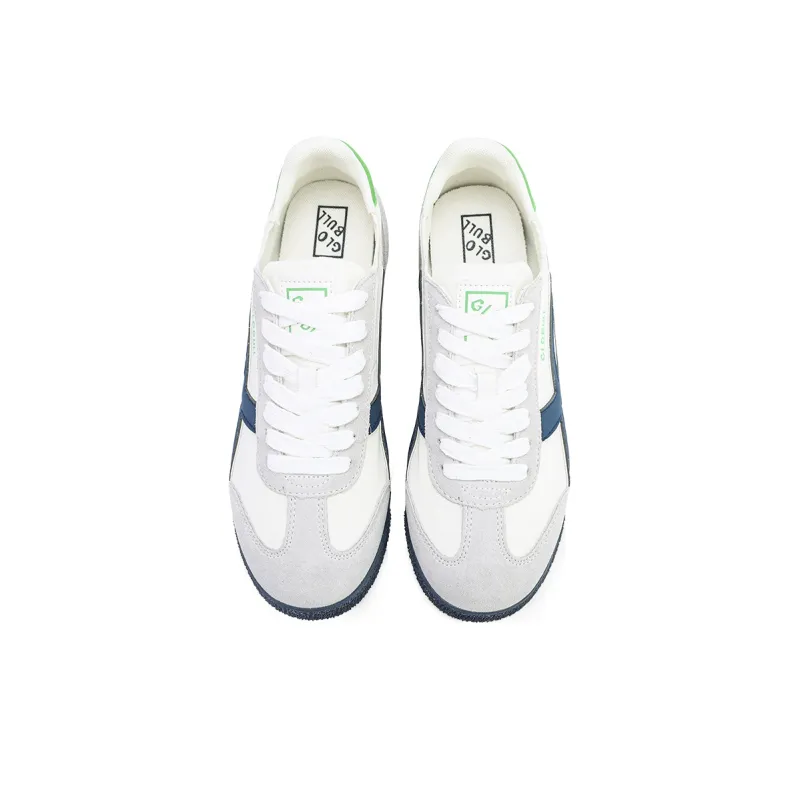 GLO BULL Slip Resistant, Abrasion Resistant, Lightweight Low Top Casual Shoes Unisex Beige Blue Green-3