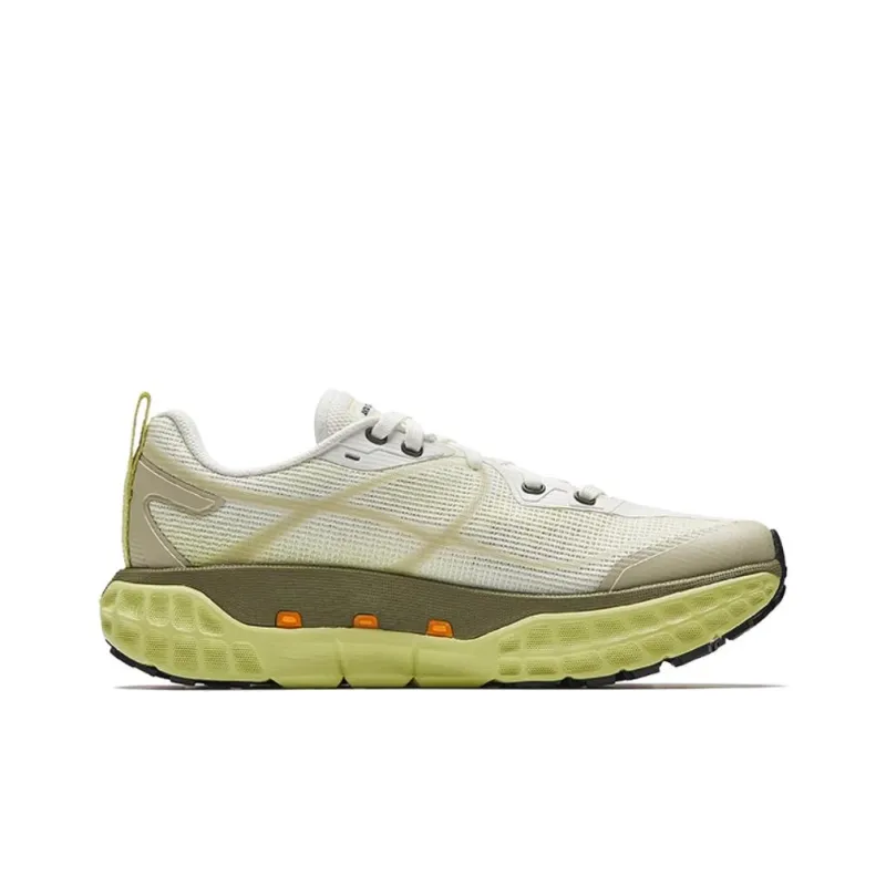 Anta Breathable And Wear resistant Low Top Casual Running Shoes Women's White Green-1