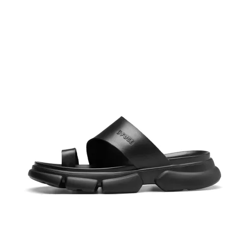 D FUSE SCANDINAVIA Slip Resistant Slide Slippers Men's Black