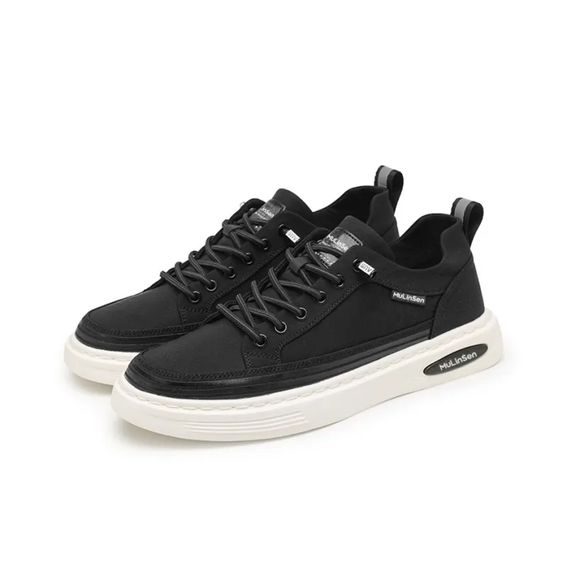 Mulinsen Anti Slip Wear Resistant Low Top Skateboard Shoes Men's-2