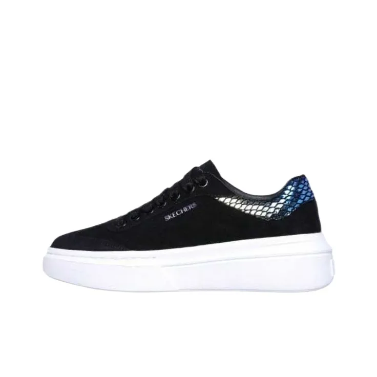 Skechers Cordova Classic Low Top Skateboard Shoes Women's Black-0