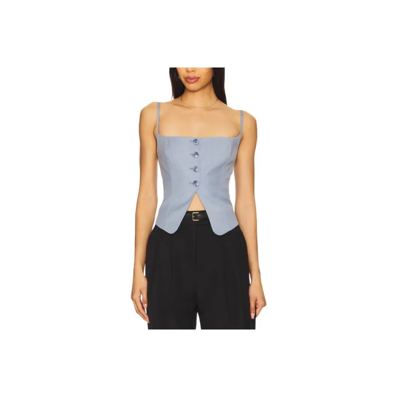 GOOD AMERICAN Camisole Women's Blue Gray-0