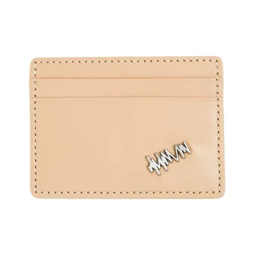 ADER ERROR Sheepskin Card Holder Women's Light Umber