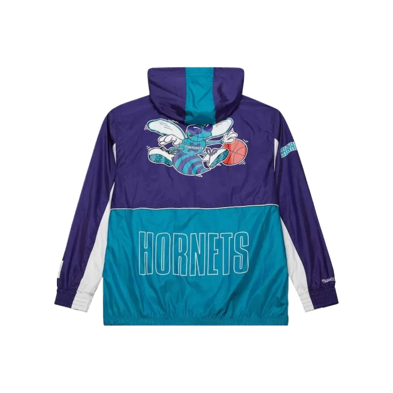 Mitchell & Ness Big Shot Premium Jacket Men's Blue Green-1