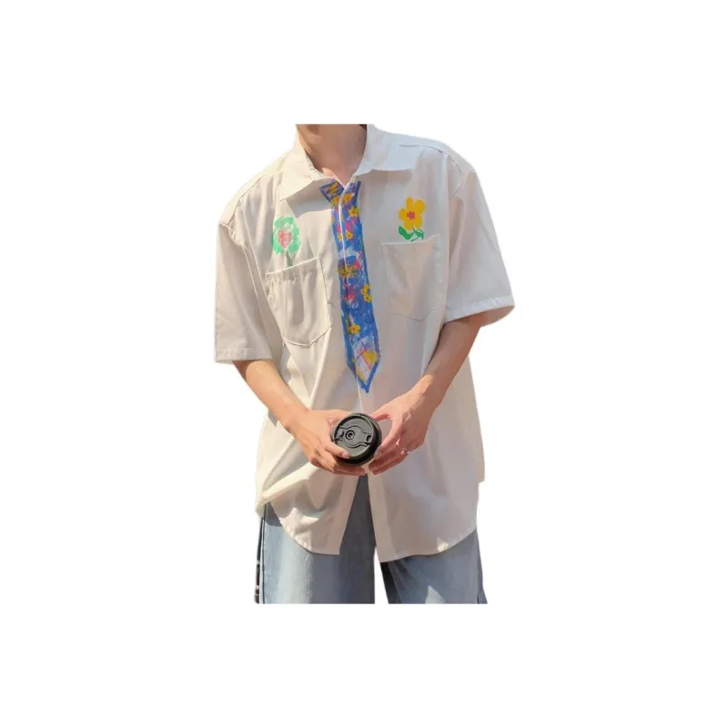 BENGEN Shirts Unisex White-0