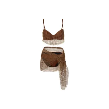 LUYOUYE Bikinis Women's Coffee