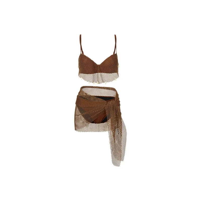 LUYOUYE Bikinis Women's Coffee-0