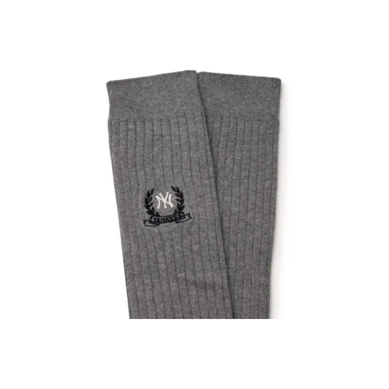 MLB New York Yankees Varsity Knee High Socks Unisex 1 Pack Dark Gray-1