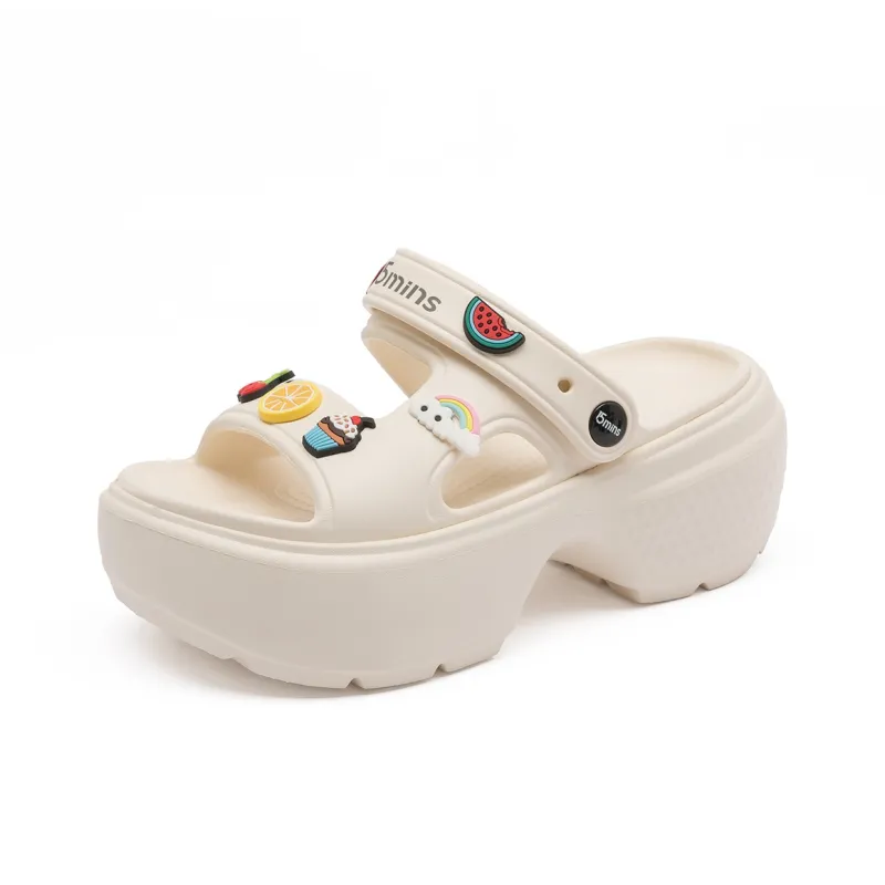 15 MINS Abrasion Resistant, Odor Resistant Slide Slippers Women's-12