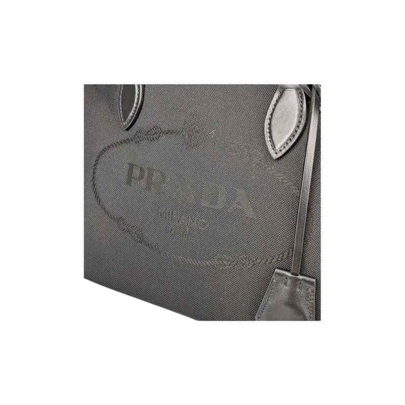 PRADA Nylon Shoulder Bag, Crossbody Bag, Handbag Medium Size Women's Black-6