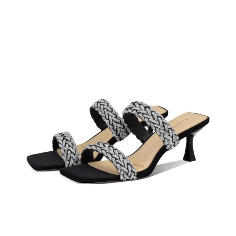 JESSICA SOPHIA Rhinestone Slip Resistant Abrasion Resistant Slide Slippers Women's-1