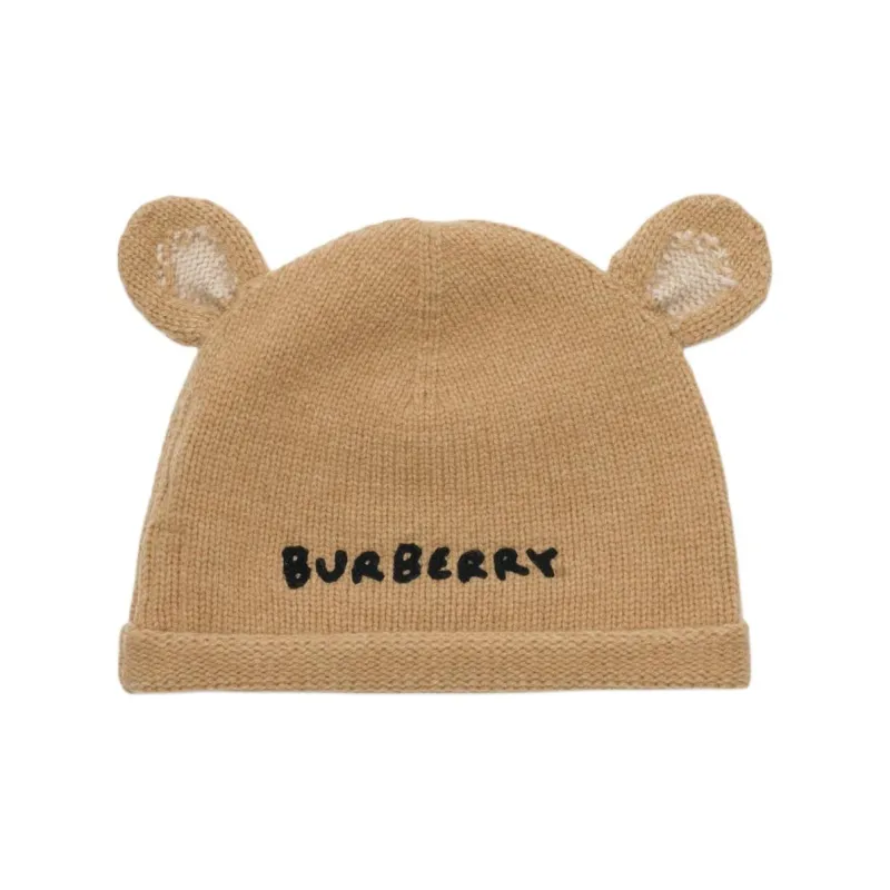 Burberry Wool Beanies Unisex Brown-1