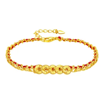 Lao Feng Xiang S925 Silver Bracelets Women's