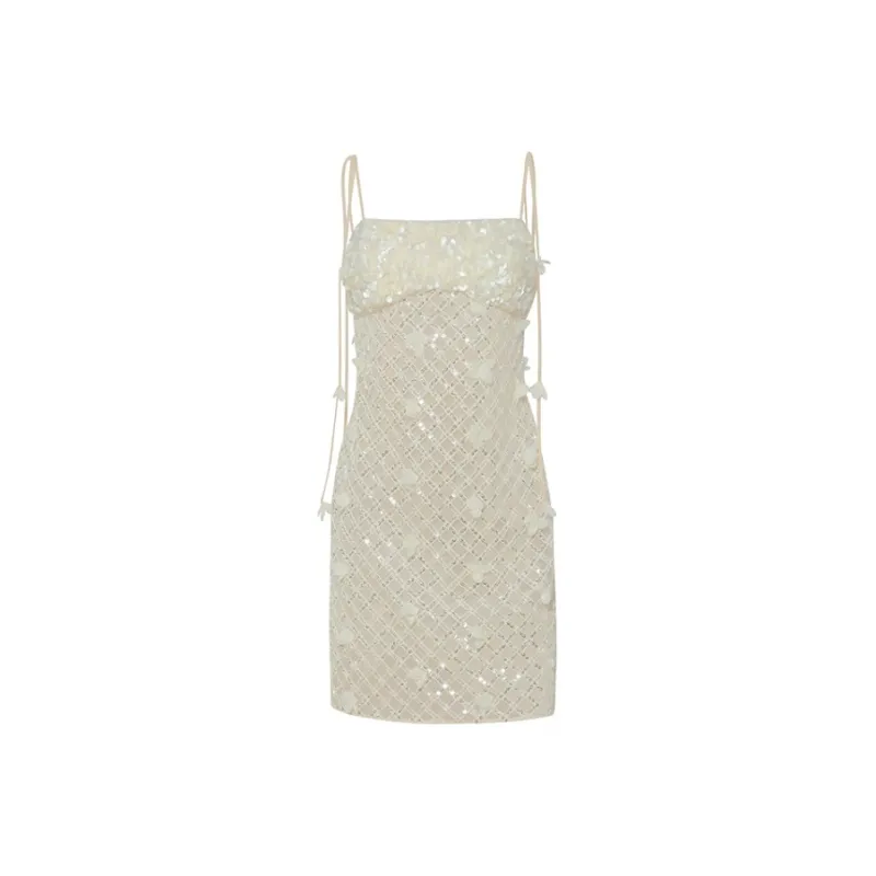 MIMI PLANGE Slip Dresses Women's Cream Apricot-0