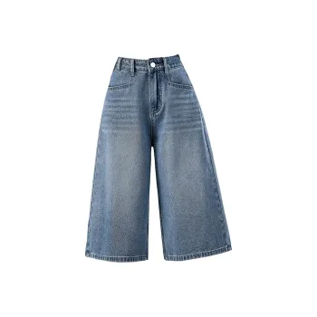 Weixi Denim Shorts Women's Medium Blue