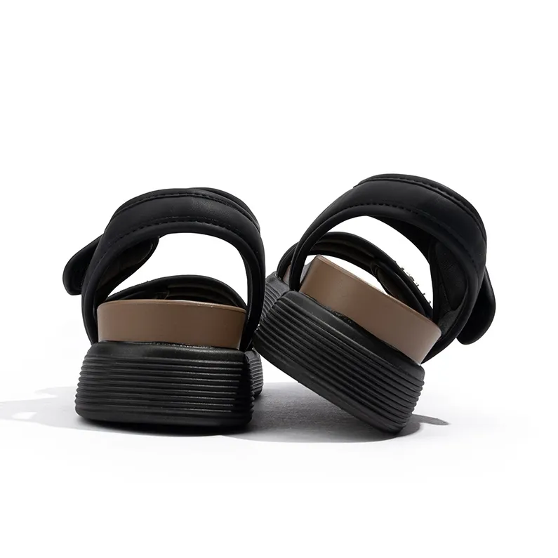 BABAYA KIDS Slide Strap Slippers Women's Black-6