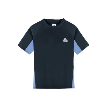 PEAK T Shirts Unisex Black Blue Short Sleeved