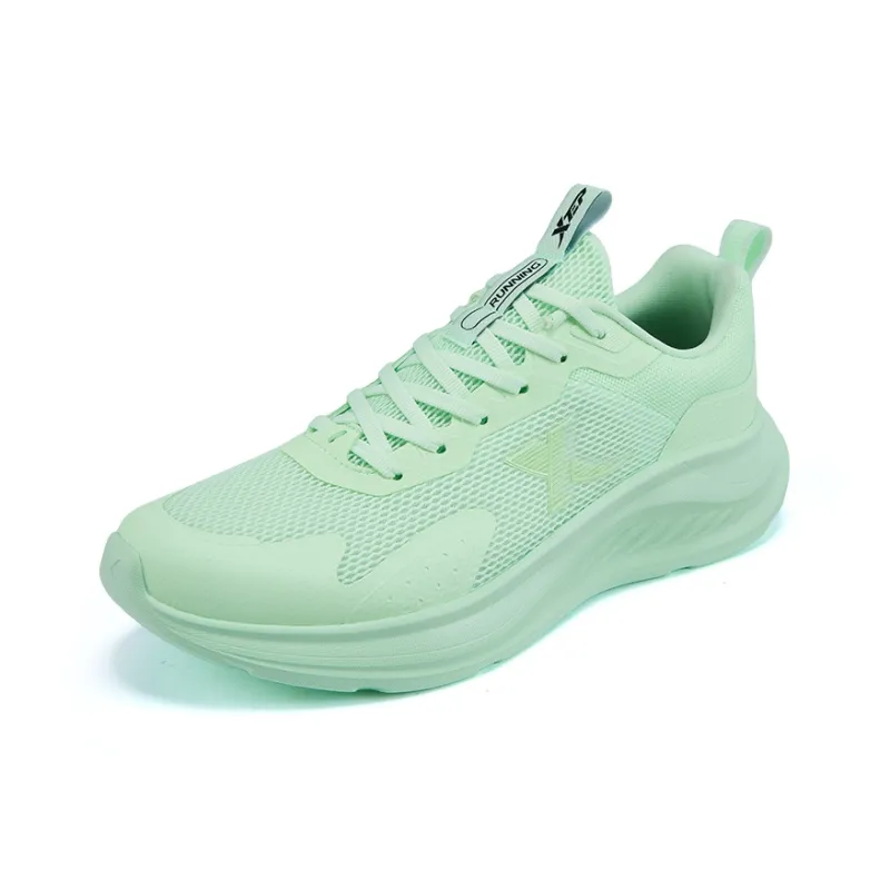 XTEP Running Shoes Men Low Top Neon Pink Green-1