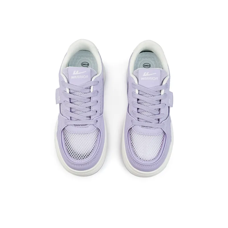 Warrior Slip Resistant Cushioning And Breathable Low Top Skateboard Shoes Women's Purple-2