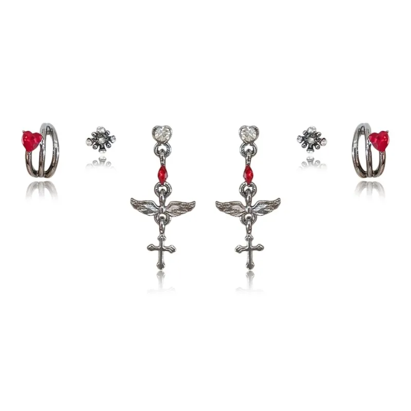 RINGLOVE Alloy Stud Earrings Unisex-0
