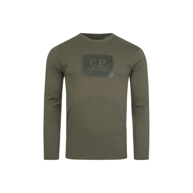 C.P.Company T Shirt Men's Lime Gray-0