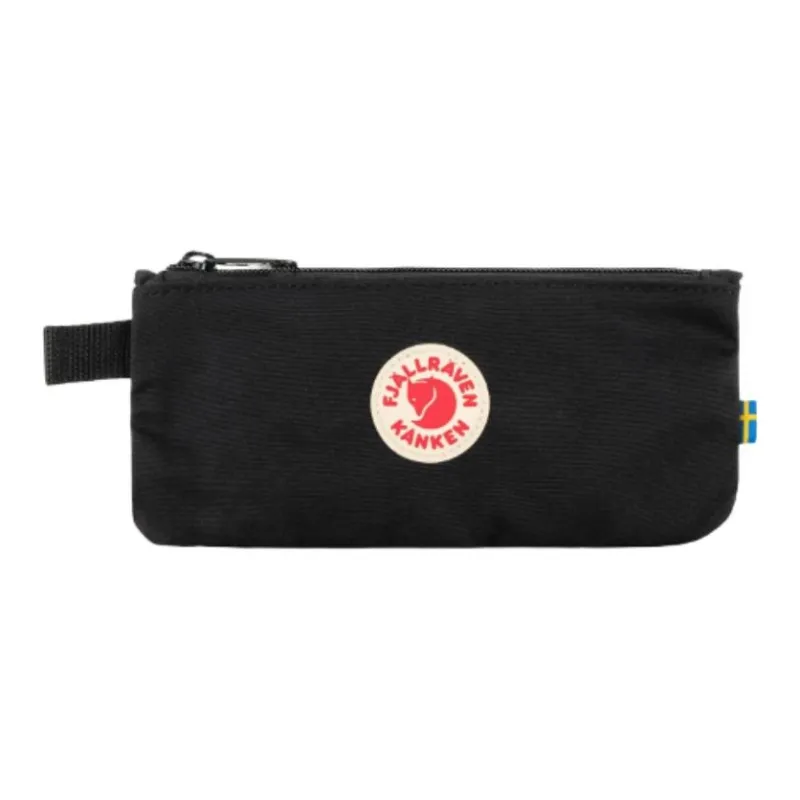 Fjallraven Kanken Polyester Pen Pouch Travel Storage Bag Unisex Black-0