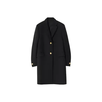 Burberry Coats Women's Black