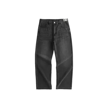 FCB ARCELONA Jeans Unisex Black Gray