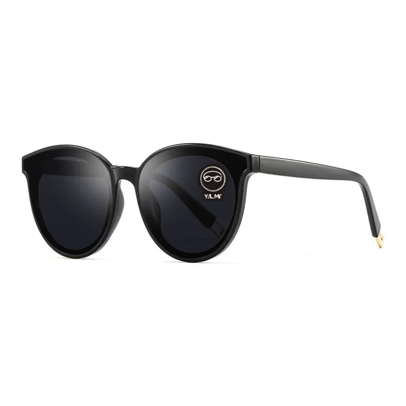 YALMY PC Metal Oval Sunglasses Unisex-4