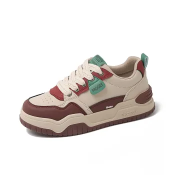 BAKE Anti Slip Wear Resistant Low Top Skateboard Shoes Women's