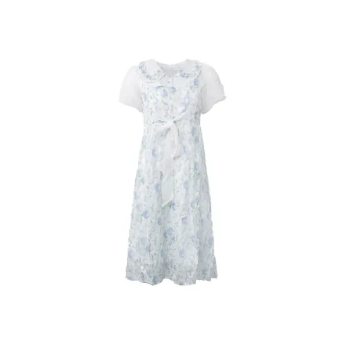 Mu Xiao Xin Short Sleeved Dress Women's