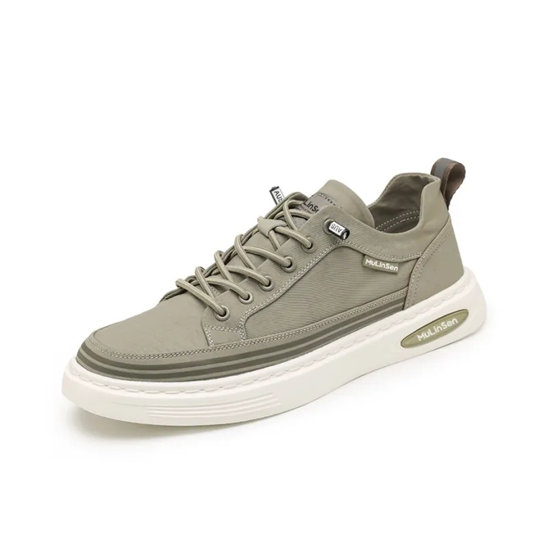 Mulinsen Anti Slip Wear Resistant Low Top Skateboard Shoes Men's-15
