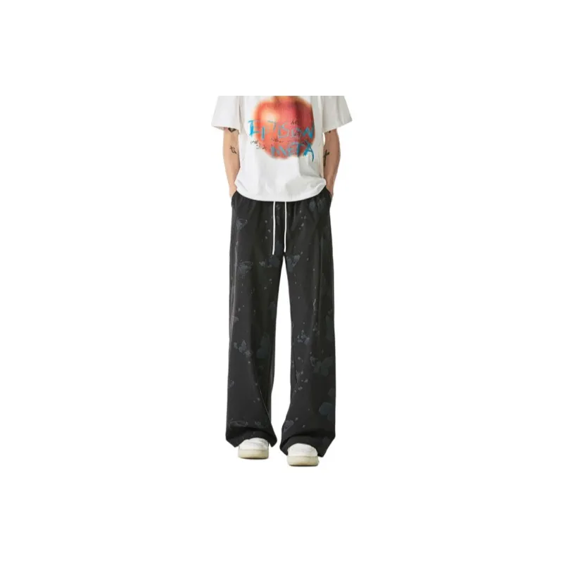 WARNING LIGHT Casual Pants Unisex-3