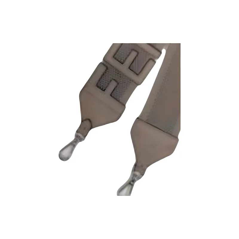 FENDI Leather Bag Strap Women's Beige-4