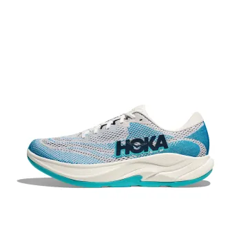 HOKA ONE ONE RINCON 4 Anti Slip Wear Resistant Low Top Running Shoes Men's Gray Blue