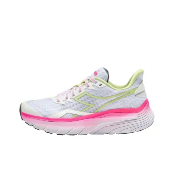 Diadora Anti Slip Wear Resistant Low Top Running Shoes Women's White