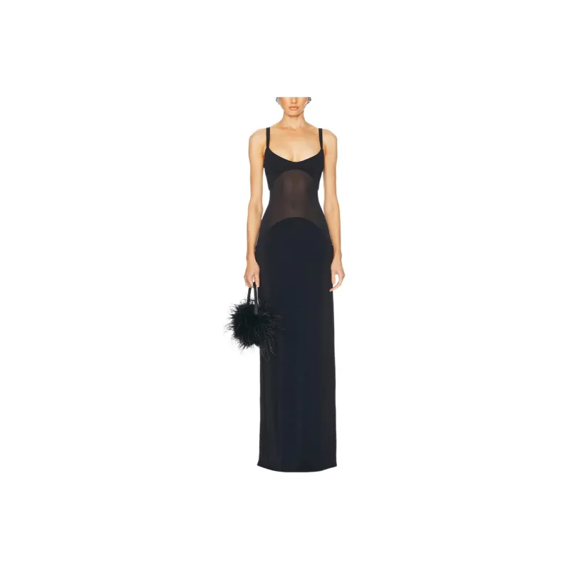 HELSA Slip Dresses Women's Black-0