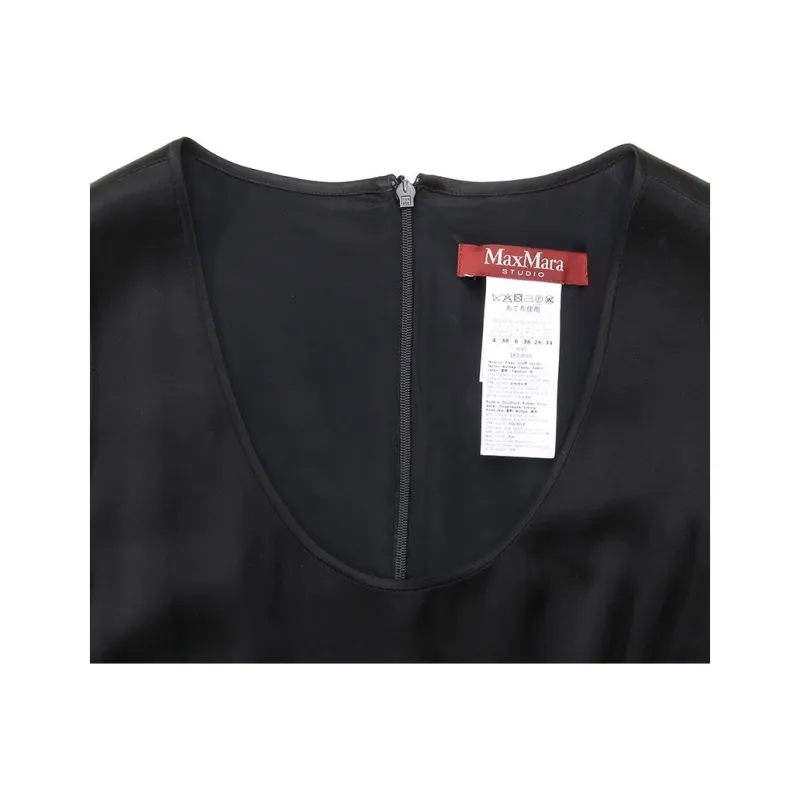 MaxMara Studio Tropea Collection Jumpsuit Women's Black-2