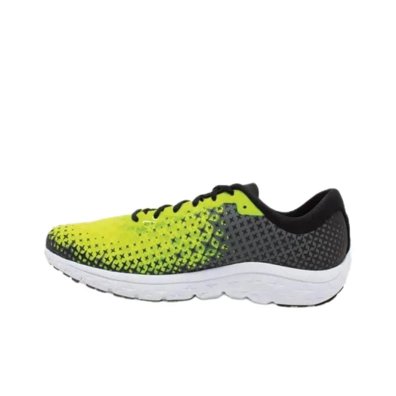 Brooks Anti Slip Wear Resistant Low Top Running Shoes Men's Black Green-1