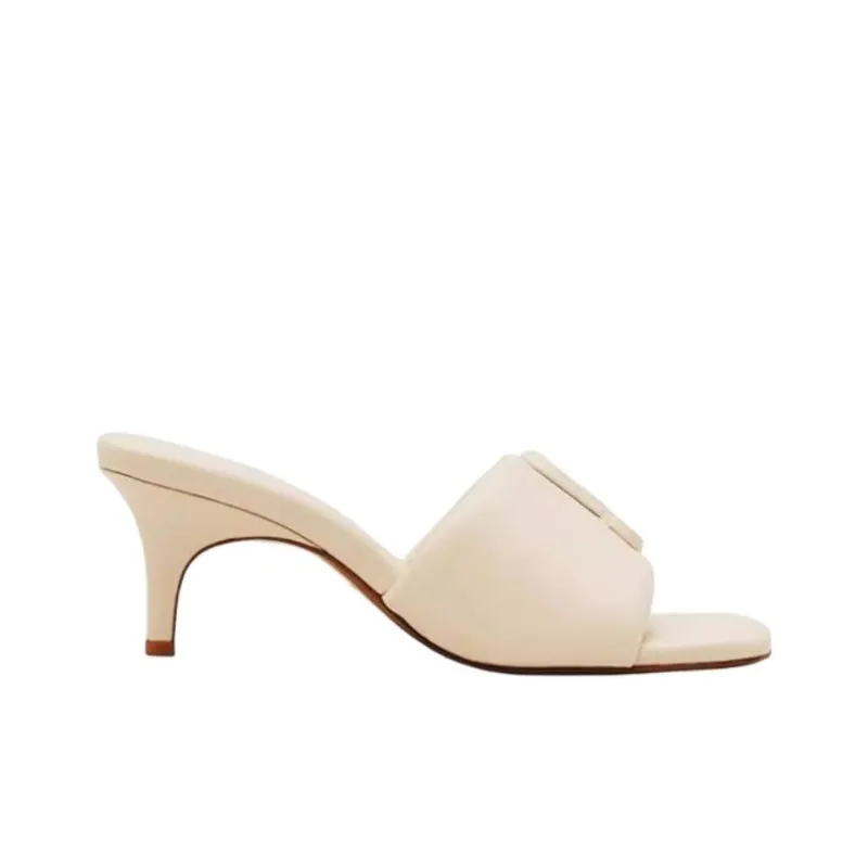 MARC JACOBS Slip Resistant Slide Slippers 6.5cm Women's White-1