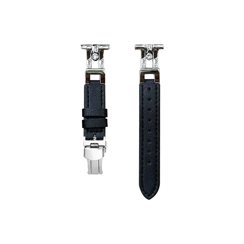 Miss Wrist Apple Compatibility Watch Band 135 200m Leather-6