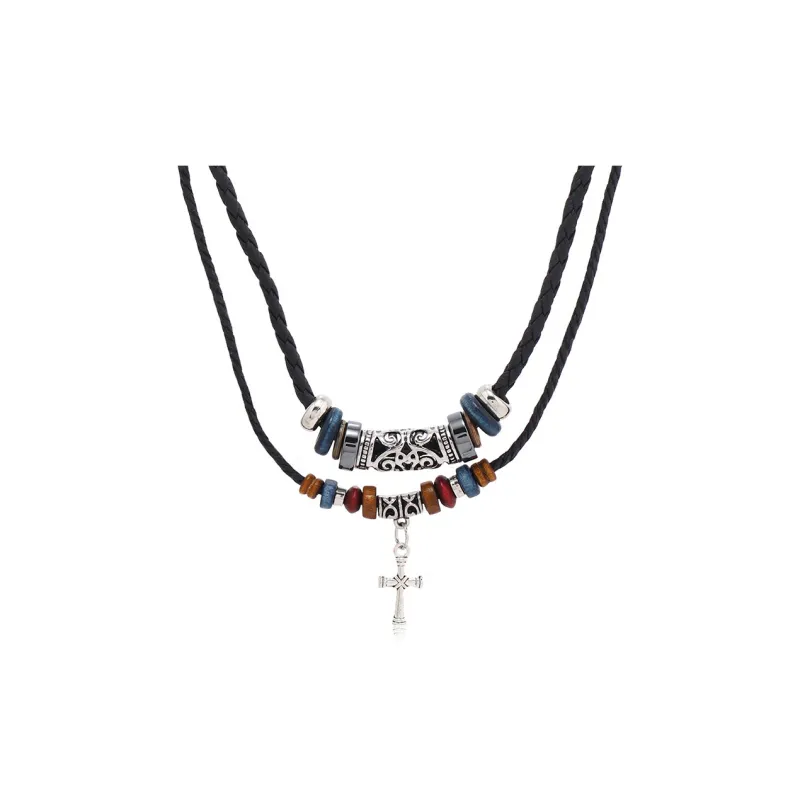 CHRROTA Leather Necklaces Unisex-0