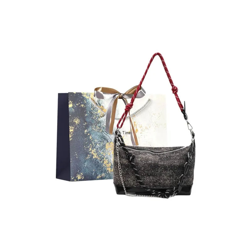 Iman's House Fabric Crossbody Bag, Shoulder Bag Women's Sky Blue/Denim Blue/Black/Royal Blue-7