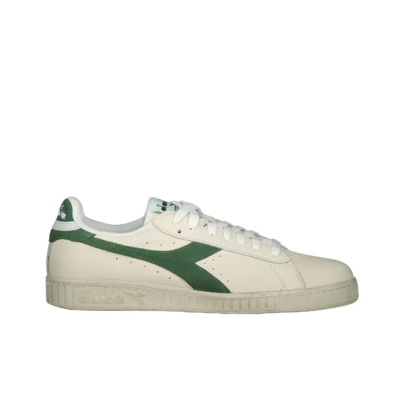Diadora GAME L Anti Slip Wear Resistant Low Top Skateboard Shoes Men's White-1