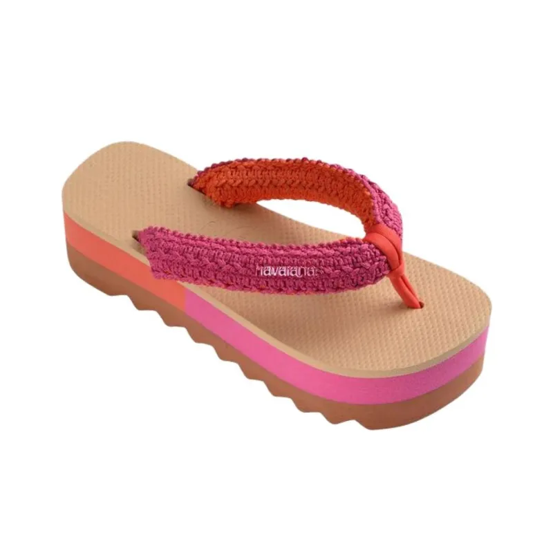 Havaianas Abrasion Resistant Flip Flops Women's Pink-2