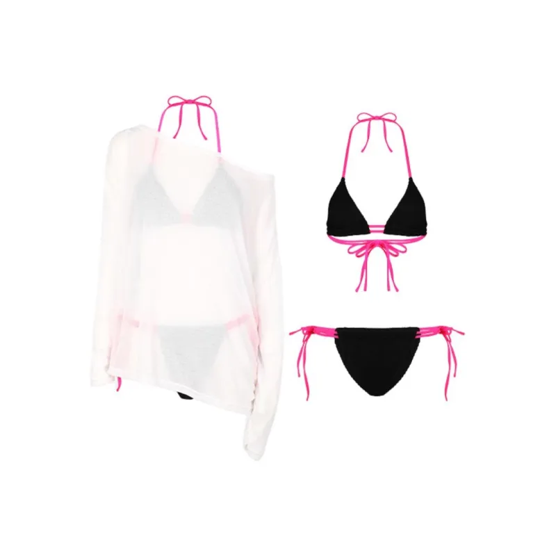 LUYOUYE Bikinis Women's Black-3
